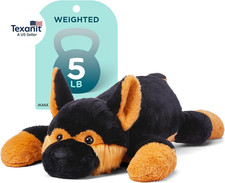 5Lbs Weighted Stuffed Animal German Shepherd Dog,26 Inches Plush Toy Giant Large
