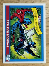 1990 Impel Marvel Universe I #106 Spider-Man vs. Venom (EX)