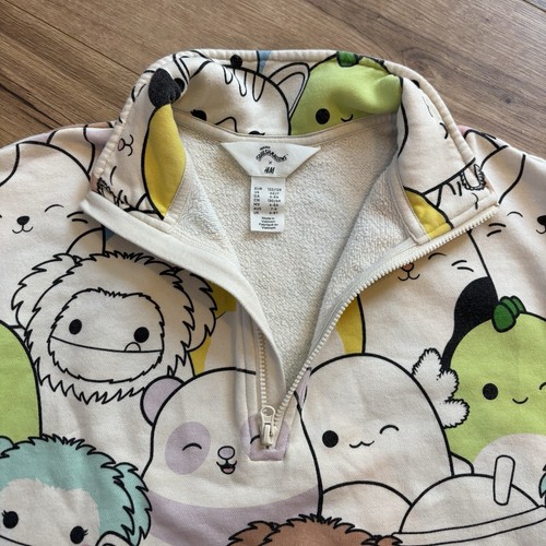 H&M x Original Squishmallows Half Zip Sweatshirt & Sweatpants Set Kid Size 6x/7 - Picture 4 of 13