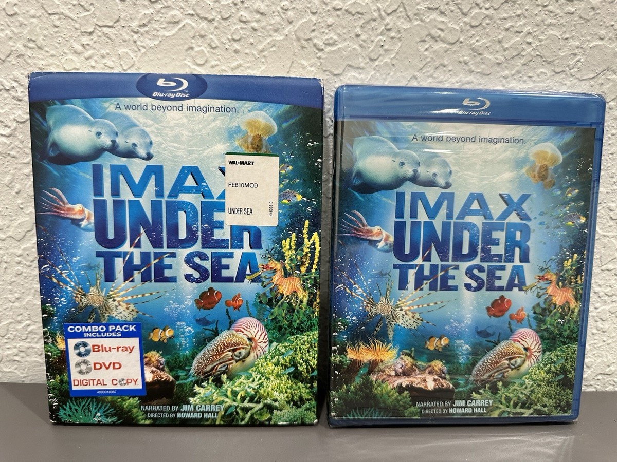 IMAX: Under the Sea (Blu-ray) Narrated By Jim Carrey Brand New
