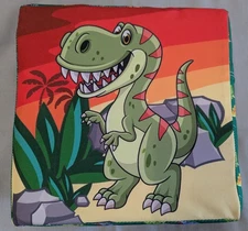 Toddler Booster Seat for Dining Table, Kids Booster Seat Green Dino Nice!