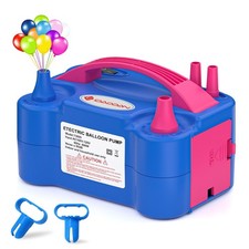 IDAODAN Electric Balloon Pump   Portable Balloon Air Pump Electric Inflator B...