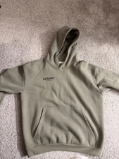 Comfrt Olive Green Hooded Sweatshirt and Sweatpants Set