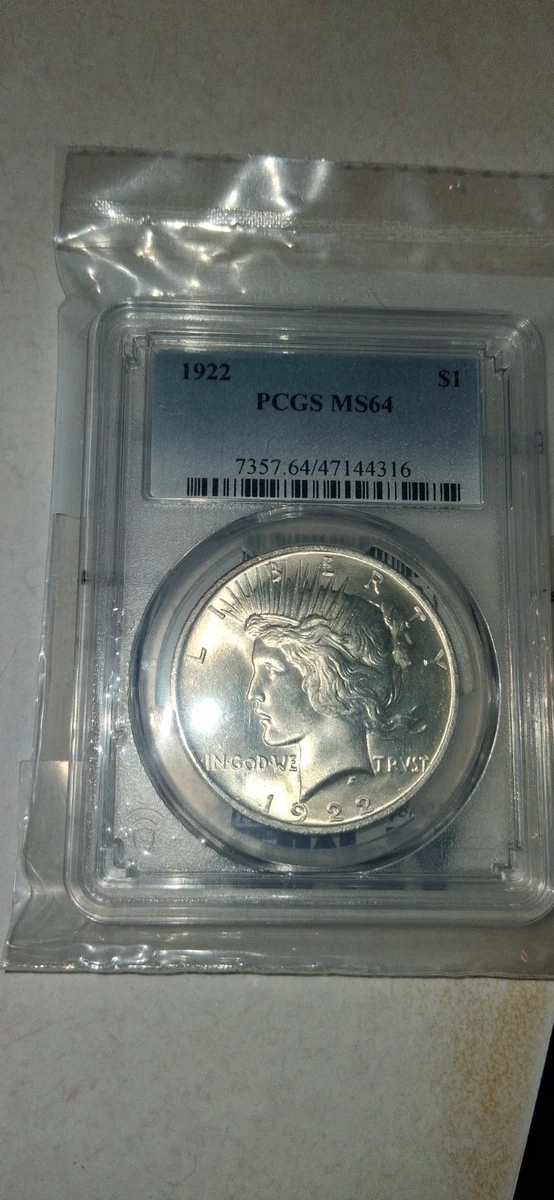 MS 64 Graded 1923 Year Peace Dollars (1921-1935) for sale | eBay