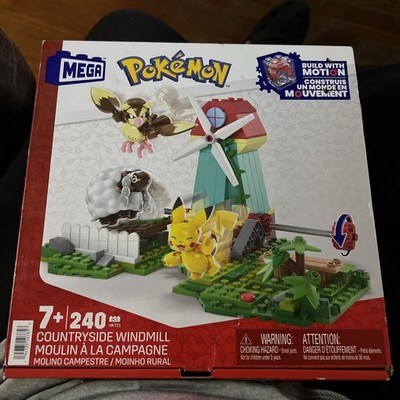 MEGA Pokemon Countryside Windmill with Action Figures, Building Set (240 pc) new