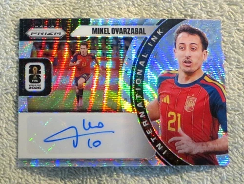 2026 Panini Prizm FIFA World Cup Mikel Oyarzabal Auto Wave Prizm #II-MO SP Spain