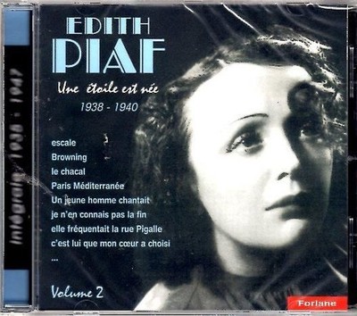 Audio Cd Neu - Edith Piaf - Volume 2 -I- Forlane