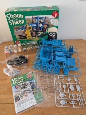 Airfix Shaun The Sheep, Timmy, Bitzer & Traktor 1:12 Modellbausatz 2008 