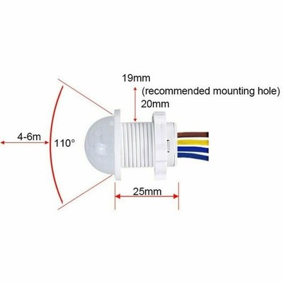 Mini PIR Sensor Smart 100V 240V LED PIR Infrared G4B4