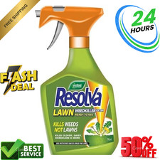 Resolva Lawn Weed Killer Extra Ready To Use, 1 Litre 1 | UK Fast Free Shipping 6.55 per litre