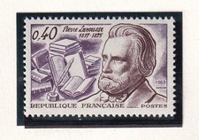 🦬Timbre France N°1560 - Luxe ** Pierre Larousse -  MNH** - 1968🦬