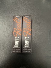 Image of 2 x Benefit They're Real Mascara 3g Travel Size/Mini 100% Authentic New
