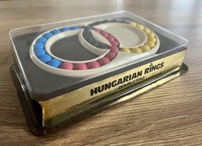 RARE 1980 s Rubiks Hungarian Rings Puzzle New & Sealed in OVP!