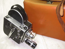 Vintage BOLEX Paillard H16 16mm MOVIE Motion Picture FILM Camera w/ 3 Lens, Case