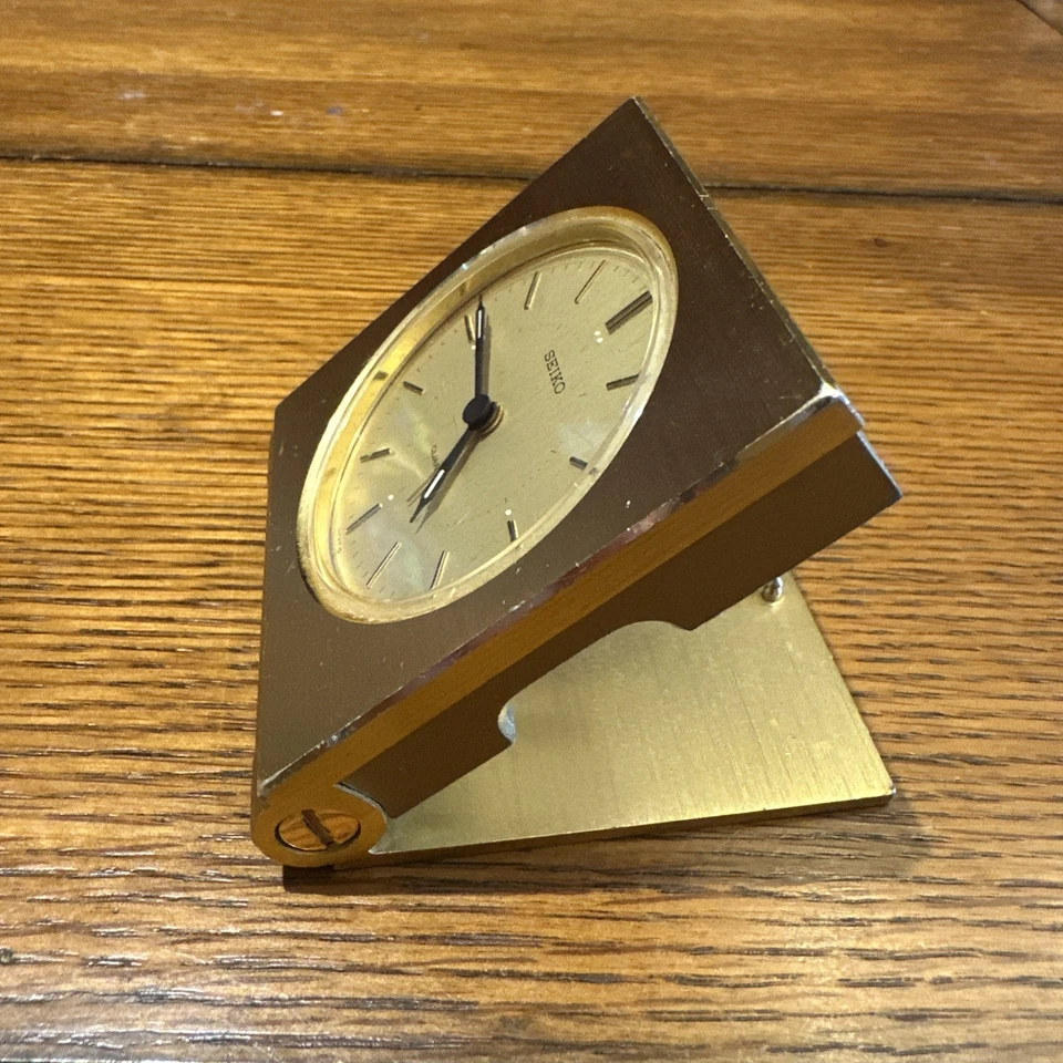 Seiko 15k Table Clock Watch - Image 4 of 4