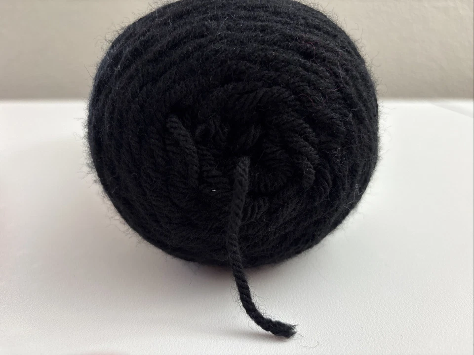 Hilo Red Heart Super Saver - Negro - Lote sin tinte 7 oz/198 g/364 yardas - ENVÍO GRATUITO Foto 2 de 4