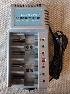 LENMAR PRO541 5-IN-1 Rechargable Battery Charger (Tested/Working)
