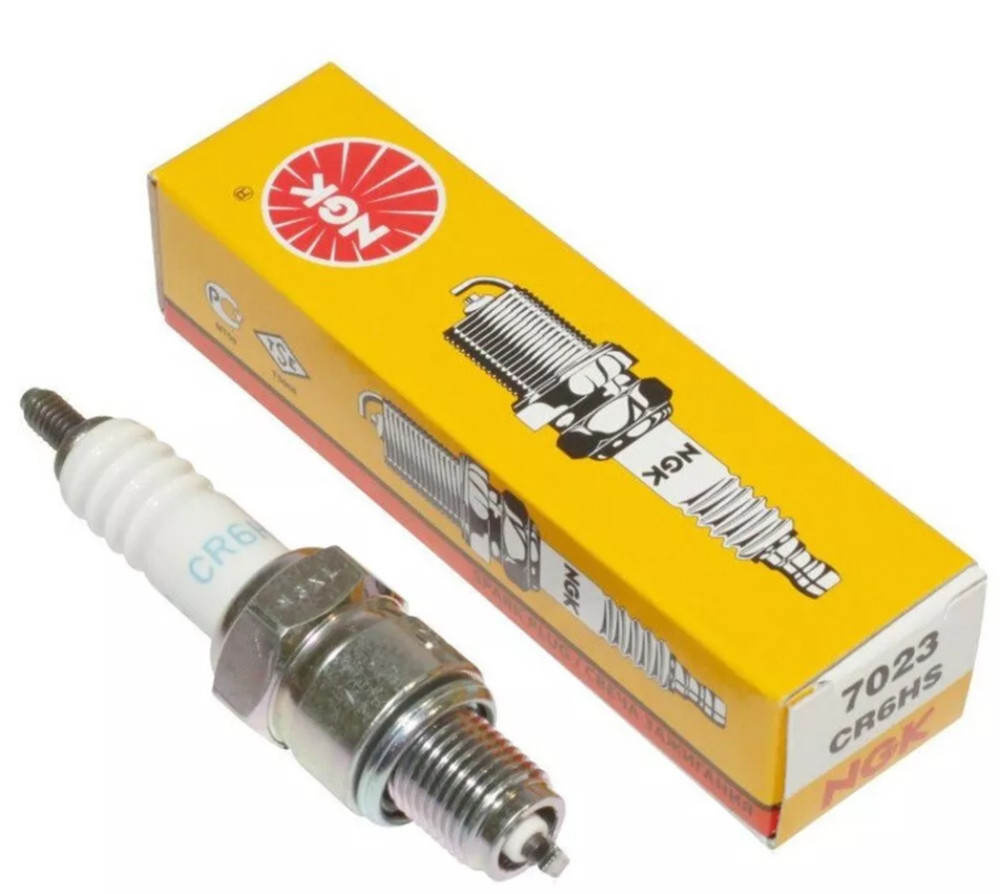 1985-2024 NGK Standard Spark Plugs CR6HS #7023 QTY-3 Motorcycle ATV Scooter