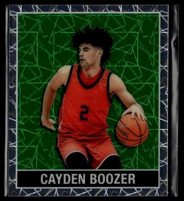 2025 Leaf National  15th Anniv Lazer Green Mini #48B-29 Cayden Boozer /6