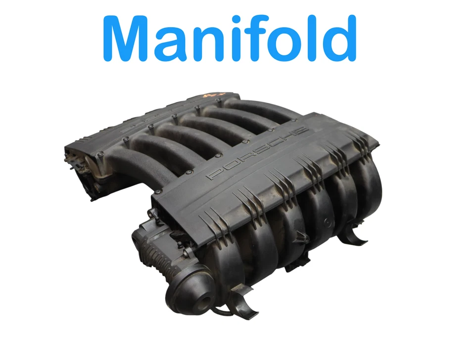 08-18 Porsche Cayenne Engine Motor Air Inlet Intake Manifold Black Oem - Image 3 of 4