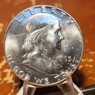 1963-D 90% Silver Franklin Half Dollar BU Super Nice Coin