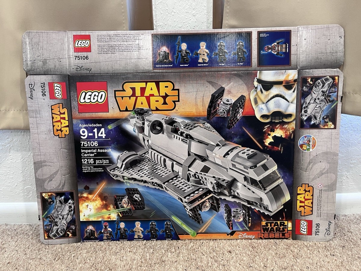 LEGO Star Wars Imperial Assault Carrier 75106 Set w/ Minifigures
