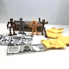 Klikbot Complete Set of 4 Poseable Action Figures w/ Weapons – Series 2 Villains