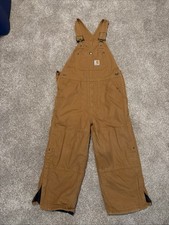 Carhartt Youth Bib Overalls Size 8