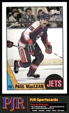 Paul MacLean 1987-88 Topps #91 Winnipeg Jets