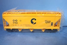 Lionel O Scale Chessie System ACF Three Bay Hopper Car 6-17102