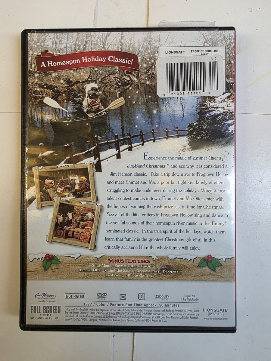 M0718A 大江千里 tour 2006 Sloppy Joe Ⅲ DVD JIM HENSON'S - Emmet Otter's - Jug-Band Christmas (DVD, 2005) A28