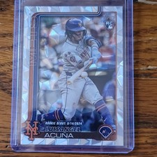 Topps Update 2024 Luisangel Acuna US336 Rookie Debut Diamante Foil New York Mets