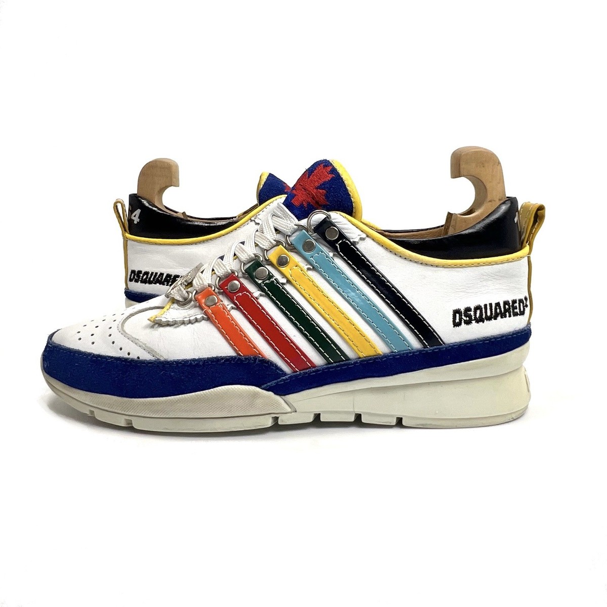Dsquared 2 shoes White Kick It 1964 Mens Sneakers Size US 8 / Eu