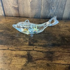 Crescent City California Clear Iridescent Dolphin Bottle Opener