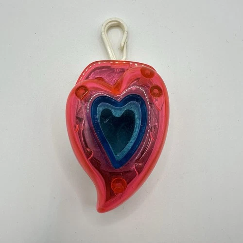 VTG 2000 Barbie Doll Accessory Picture Pockets Pink Heart Punch Stamp