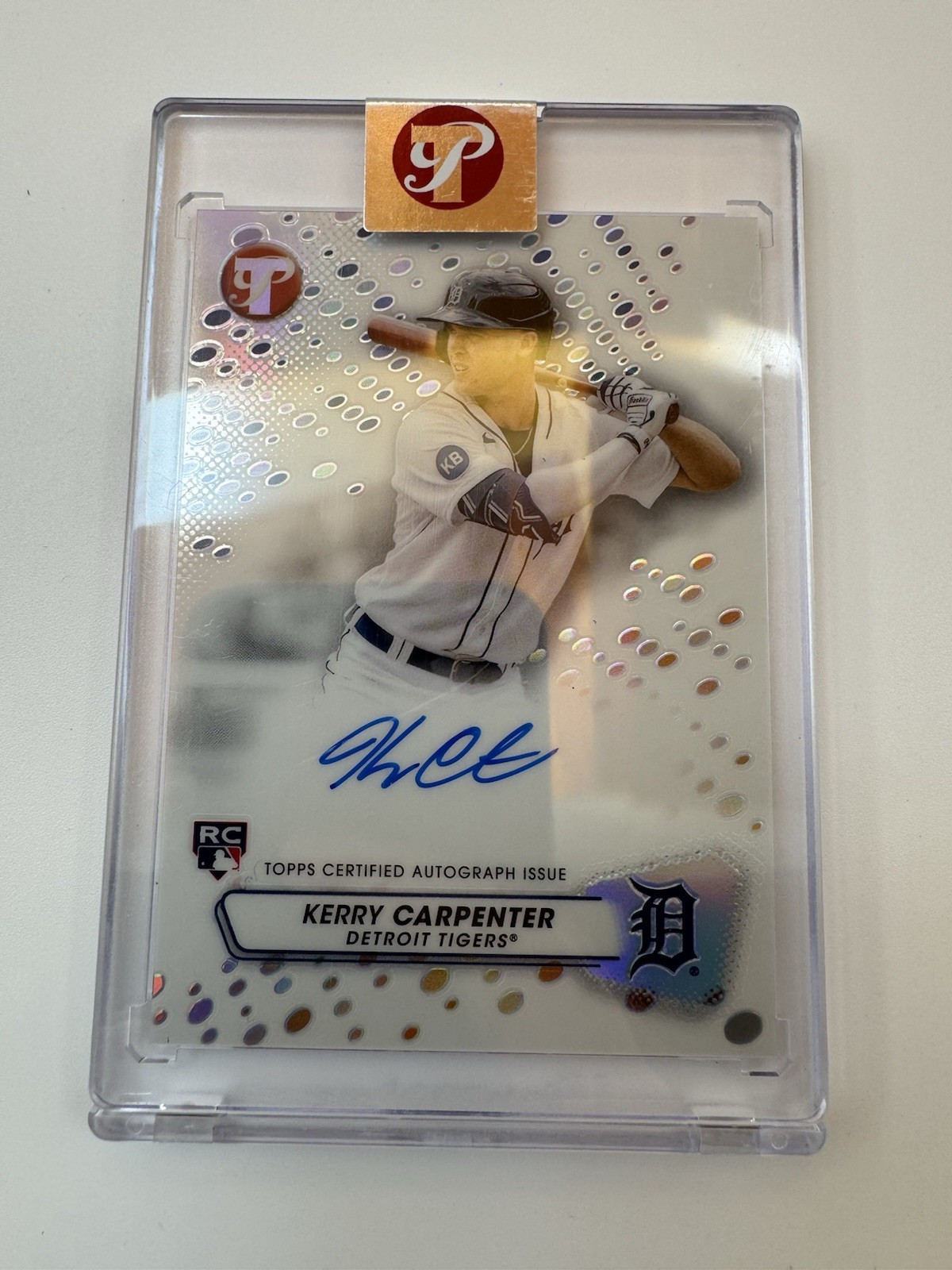 2023 Topps Pristine - Pristine Autographs Kerry Carpenter #PA-KCA (AU, RC)