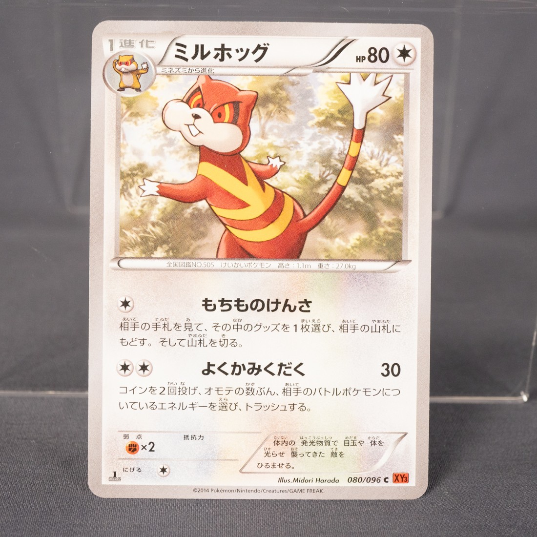 [LP] Watchog 080/096 XY   Pokemon Card TCG Japanese
