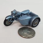 Vintage Lesney Matchbox Triumph T110 No.4 Motorcycle with Sidecar READ