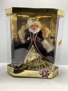 Mattel 1996 Happy Holidays Barbie Doll - Special Edition Blonde Vintage
