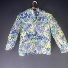 The North Face Girls' HyVent Rain Jacket Hooded Full Zip Size M 10/12