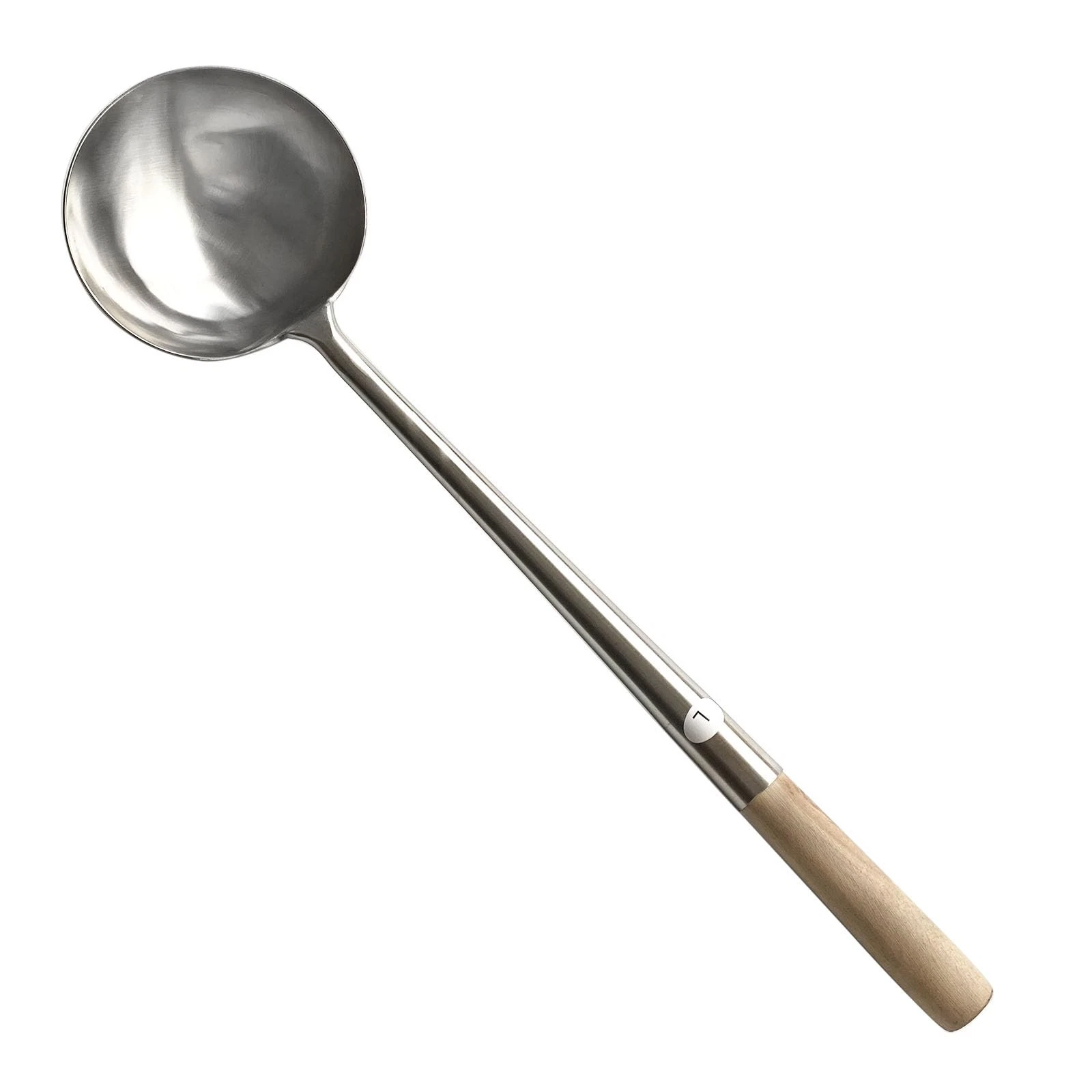Sunrise Kitchen Supply Commercial Grade Ladle 18.25" (#L), Stainless Steel
