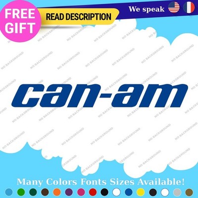 Fits Can-Am Sticker Vinyl Decal Team Outlander Maverick BRP Spyder Ryker X ATV
