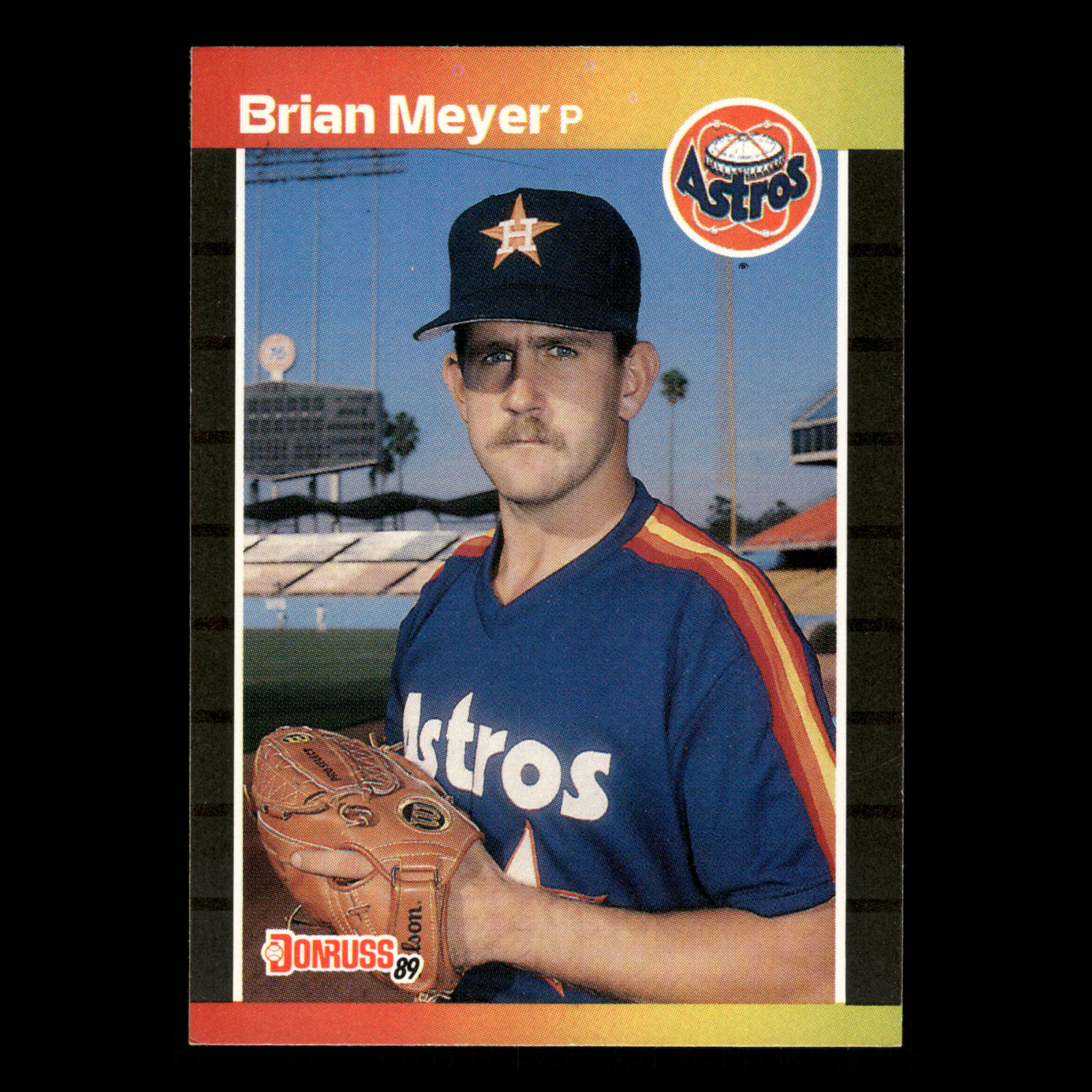 Brian Meyer Rookie #640 1989 Donruss Houston Astros Baseball Card MLB