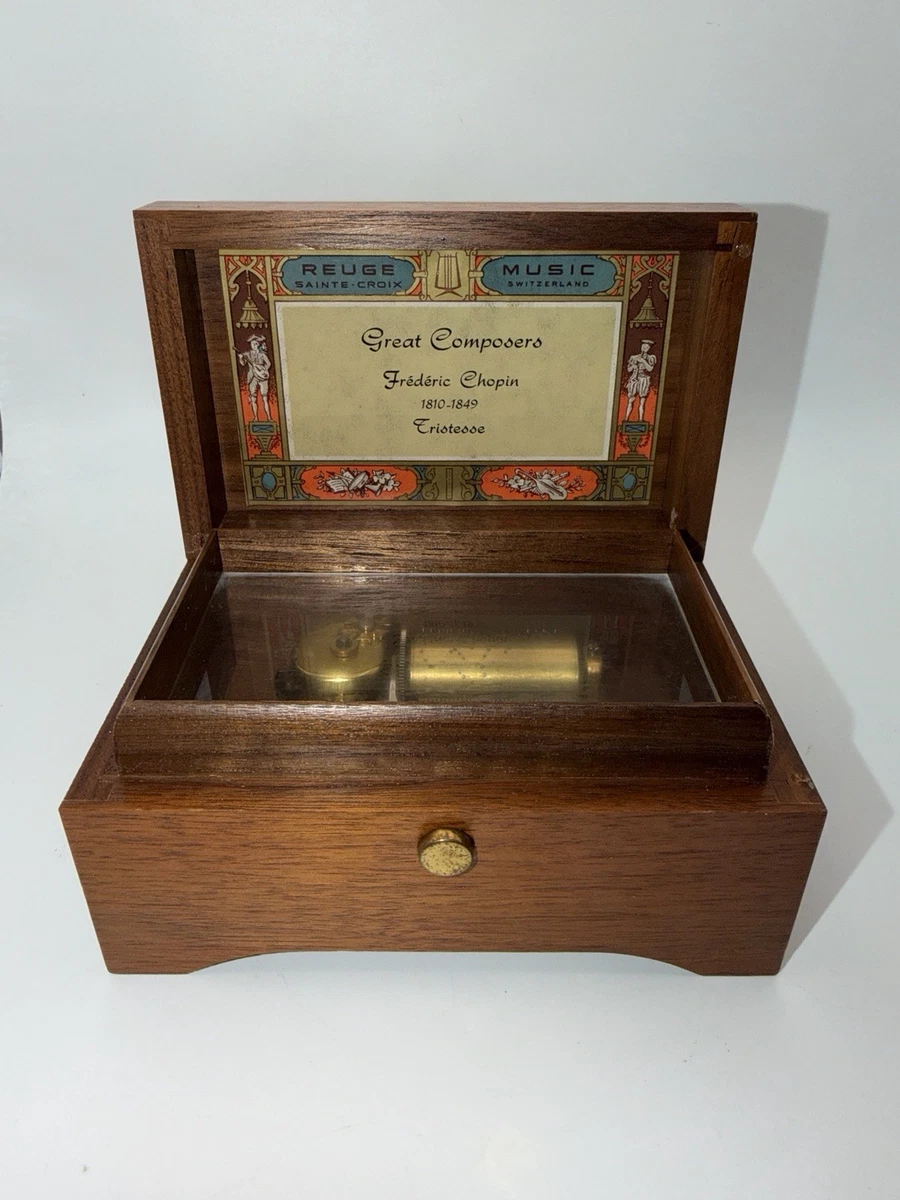 Reuge Sainte Croix In Collectible Music Boxes (1940-1970) for sale