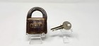 Vintage Yale & Towne MFG. Co. Stamford Brass Padlock Lock  With Key