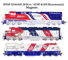 BNSF Americas 250 ES44ACH 2026 w SF & BN Bice...