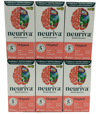 Neuriva Brain Health Original, Memory Focus Concentration, 270 Capsules, 10/2026
