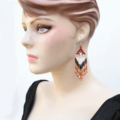 Handmade Beaded New Handcrafted Fashion Hook, Post earrings  - Picture 40 of 84