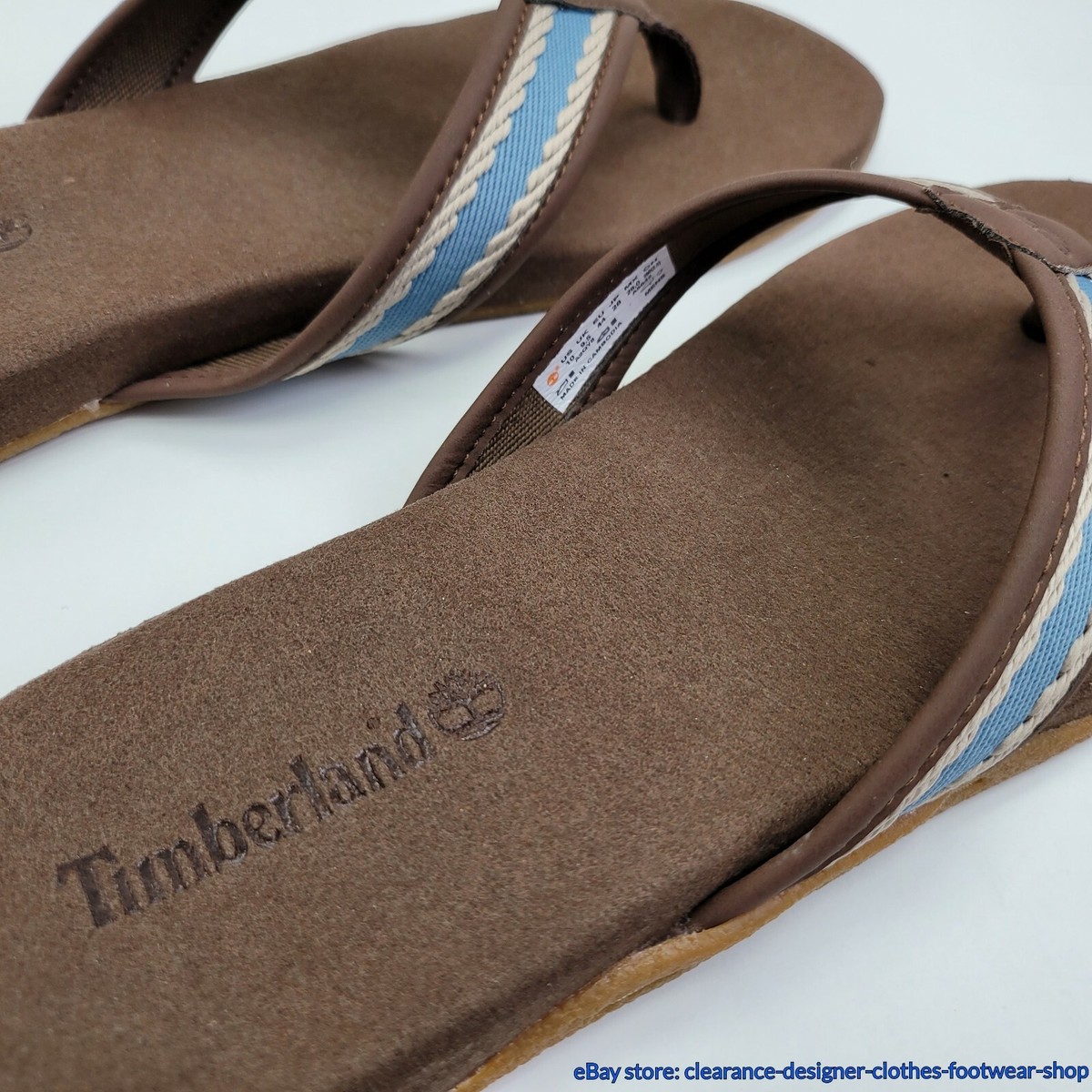Timberland Premium Sandals Seaton Bay Thong Slides Mens