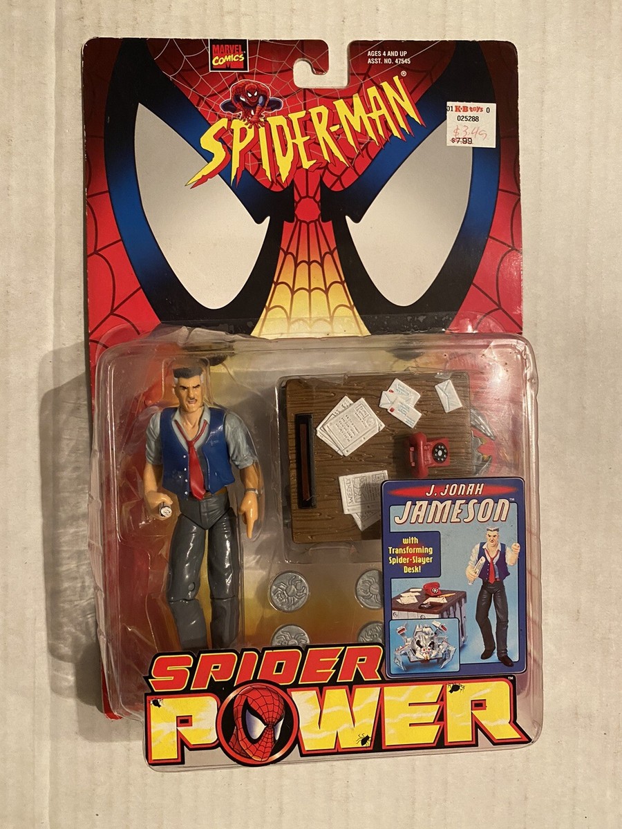 1999 Toy Biz Spider-Man Spider Power Series J. Jonah Jameson